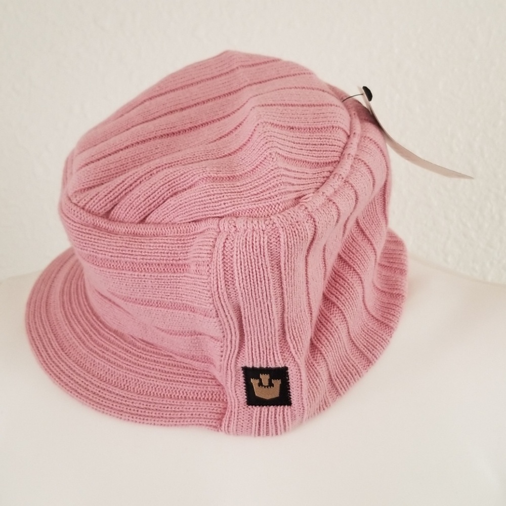 Goorin Bros. Pink Military Cadet Brim Beanie Hat - Picture 7 of 8